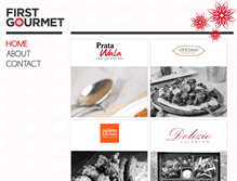 Tablet Screenshot of firstgourmet.com